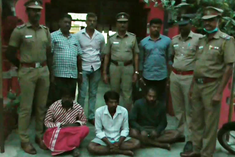 3 person arrested for serial robbery at thiruvallur