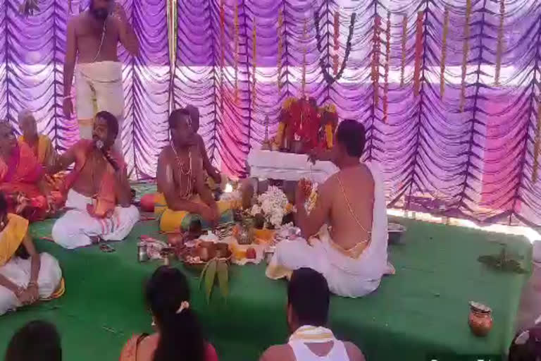 Mallapur Sri Lakshmi Venkateswara Swamy Kalyanam at indlavai mandal in nizamabad dist