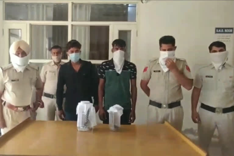 police arrested two youths fatehabad