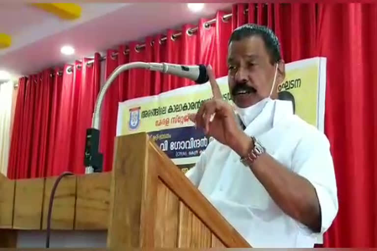 mv govindan news  kannur ldf candidates  thalipparamba ldf candidate  എം.വി. ഗോവിന്ദൻ വാർത്ത  കണ്ണൂർ എൽഡിഎഫ് സ്ഥാനാർഥികൾ  തളിപ്പറമ്പ് എൽഡിഎഫ് സ്ഥാനാർഥി  കേരള സ്റ്റേജ് വർക്കേഴ്‌സ് യൂണിയൻ  Kerala Stage Workers Union