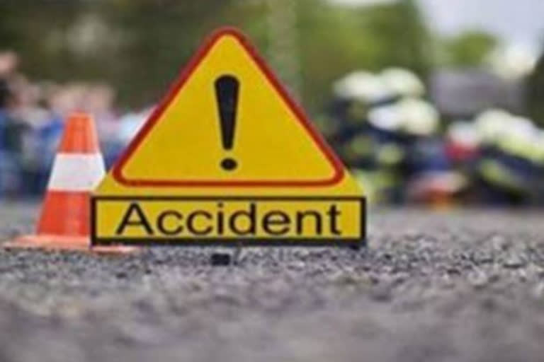 two persons injured in a road accident at ongole chirala highway