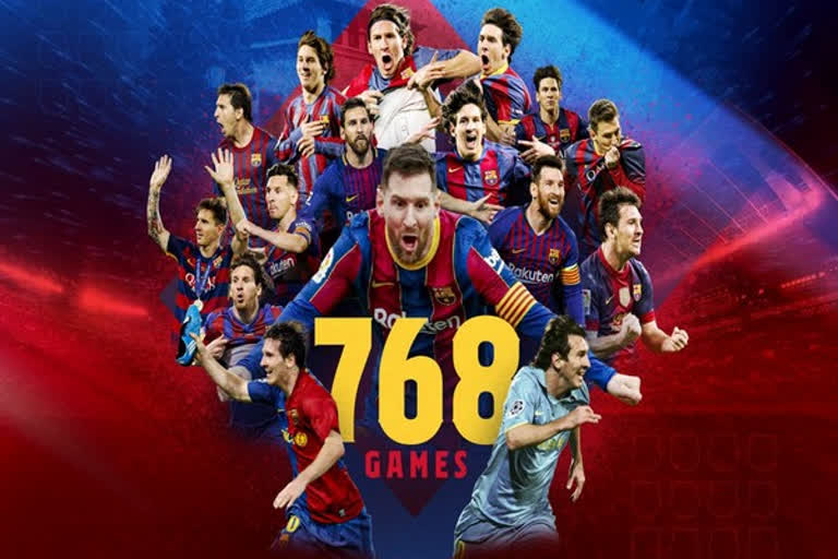 Lionel Messi surpasses Xavi to become Barca's record appearance holder