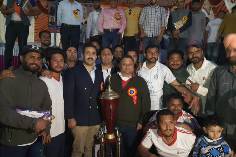 Moginand won the Sirmour Cricket Cup tournament trophy