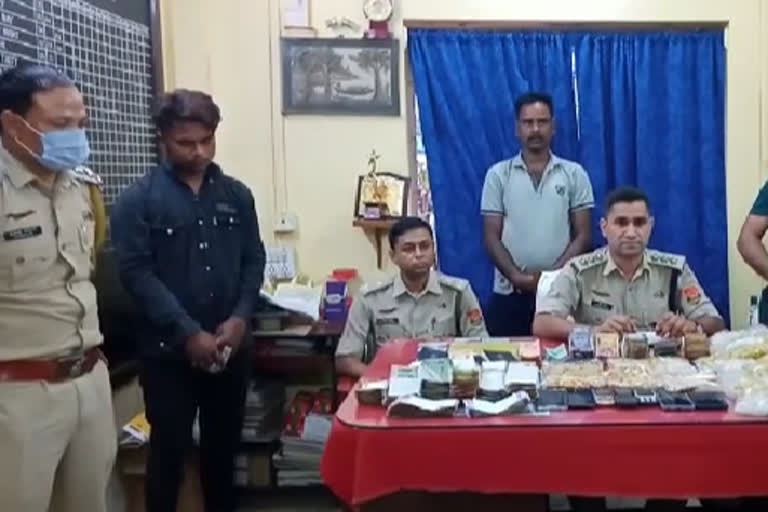 drug kingpin arrested in Agartala  drug peddling in Tripura  drug kingpin Nahid Miah  drugs from Bangladesh  ത്രിപുരയിലെ മയക്കുമരുന്ന് വിതരണം  നാഹിദ് മിയ  ത്രിപുര പൊലീസ്