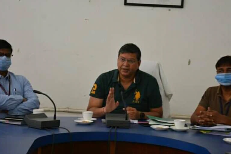 dima hasao district administration meeting over the issue of completing election procedure amid covid 19