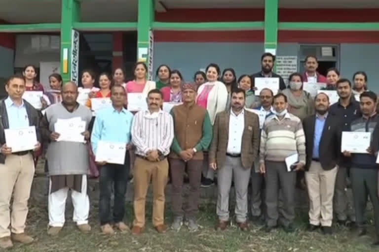 Arvindo Society honored 26 teachers in sirmour