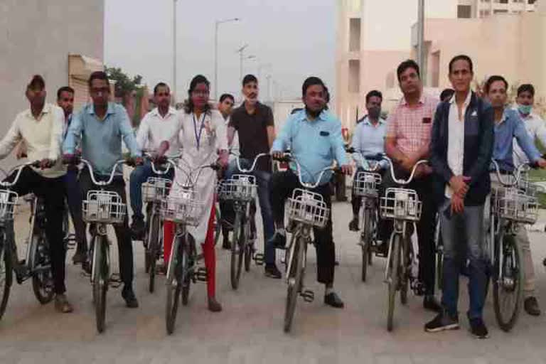 international-cyclist-santosh-mishra-gave-tips-to-officials-in-ranchi