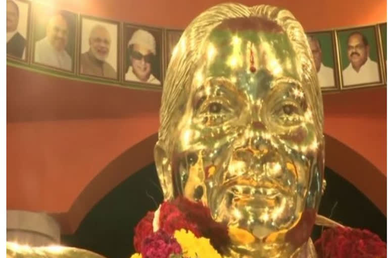 Memorial temple built for MGR, Jayalalithaa has pictures of PM Modi, Shah