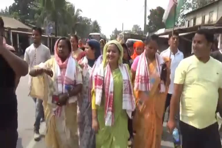 tehsin akhtar election campaign at sarukhetri