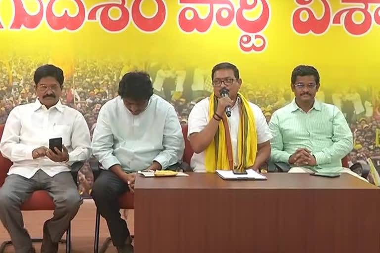 tdp leaders allegations on new sand policy at visakha