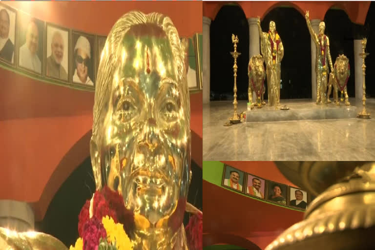 Memorial temple built for MGR, Jayalalithaa has pictures of PM Modi, Amit Shah, JP Nadda