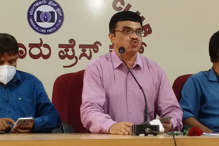 DHO Dr.Ramachandra Bauri news conference in Mangaloor