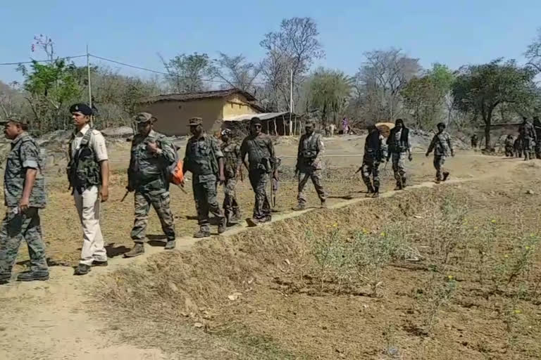 partial effect of Maoist band in border areas of Palamu