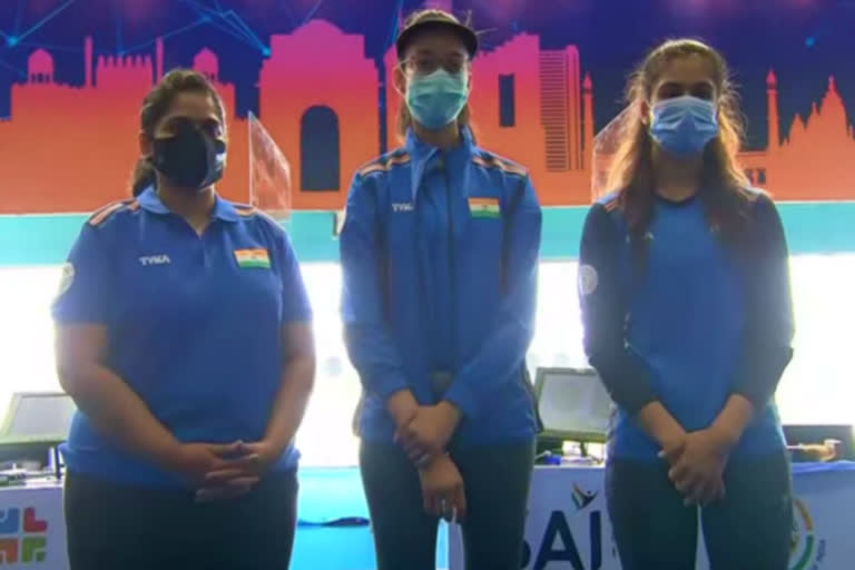 India claim all three medals in women's 25m pistol event