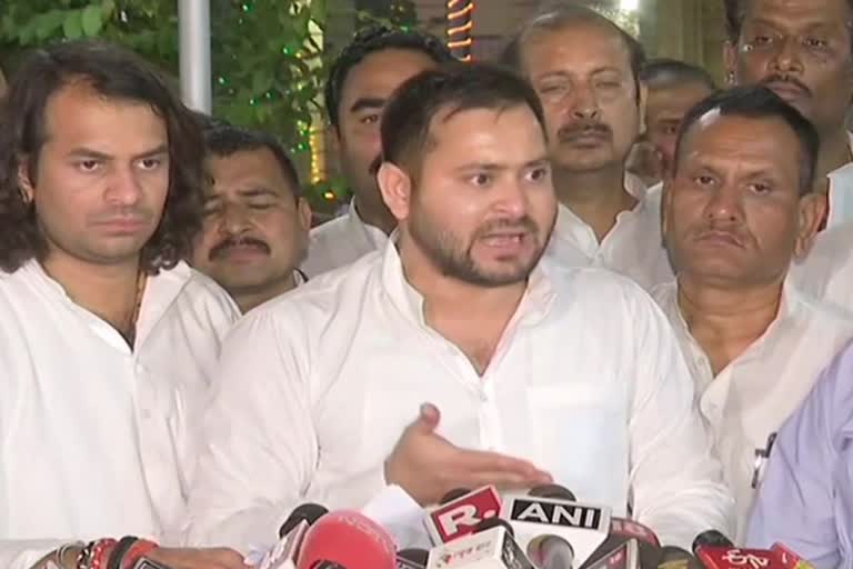 tejashwi yadav attacked nitish