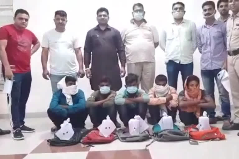 five drug traffickers arrested with 5 kg opium in sirsa