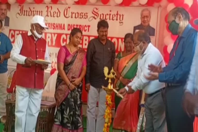 redcross centenary celebrations in gannavaram