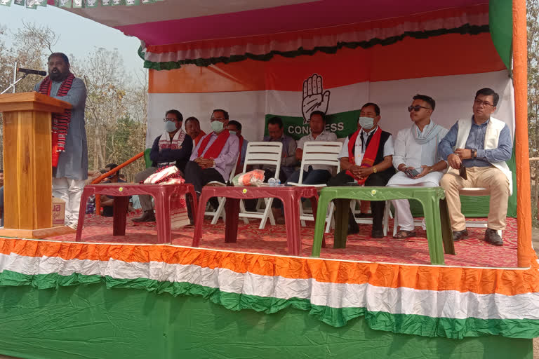 election campaign at karbi anglong