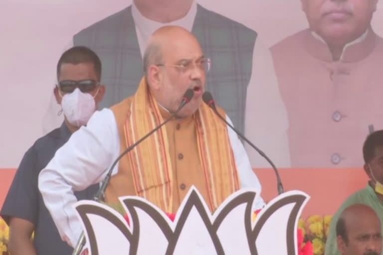 bengal election 2021 amit shah attack mamata banerjee on several issues ahead of first poll in west bengal