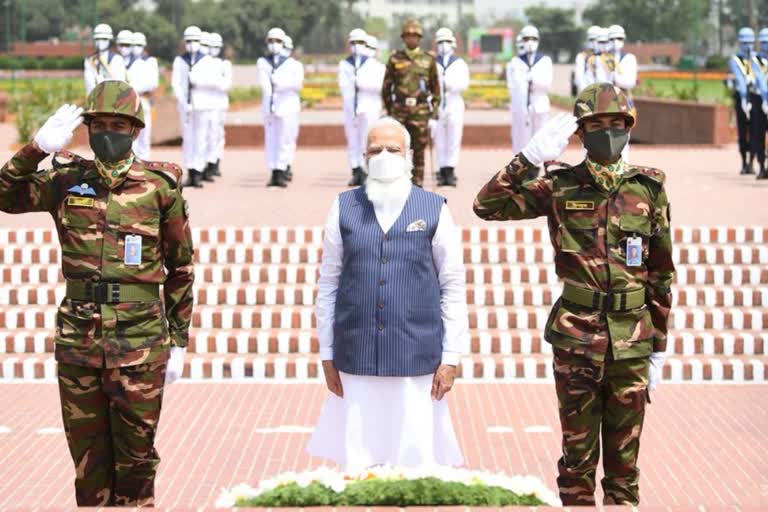 PM Modi, Hasina arrive at National Parade Ground in Dhaka By Sahil Pandey