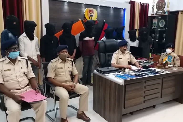 9 cyber criminals arrested in Deoghar