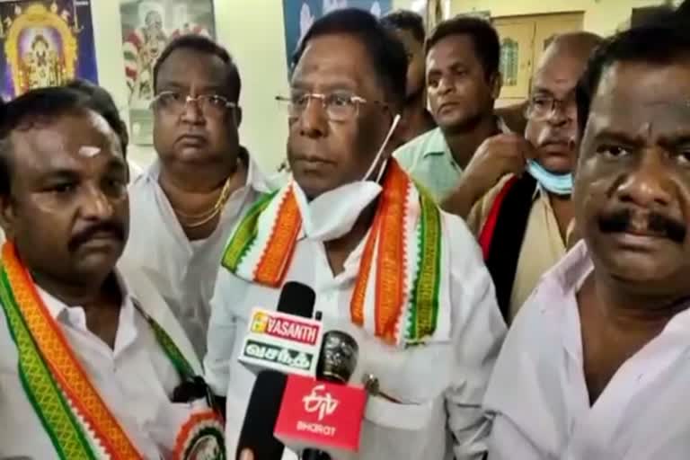 Puducherry Former CM  Narayanasamy