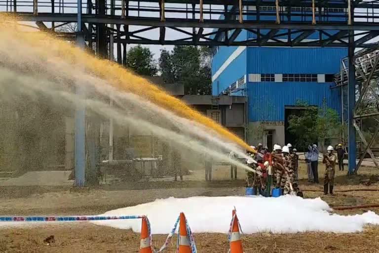 cisf and administration jointly conduct mock drill