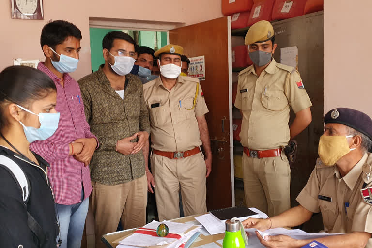 आंदोलनकारी छात्रों पर आरोप, Students of Law College,  Hanumangarh News