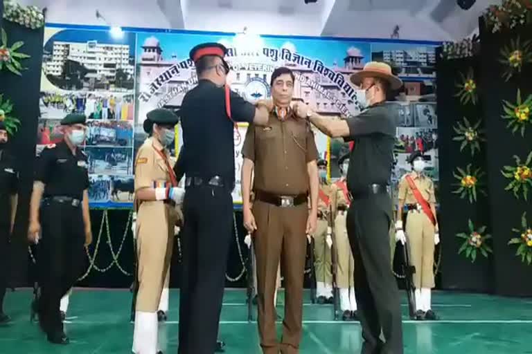 Bikaner Veterinary University, Vishnu Sharma Ranked Colonel Commandant