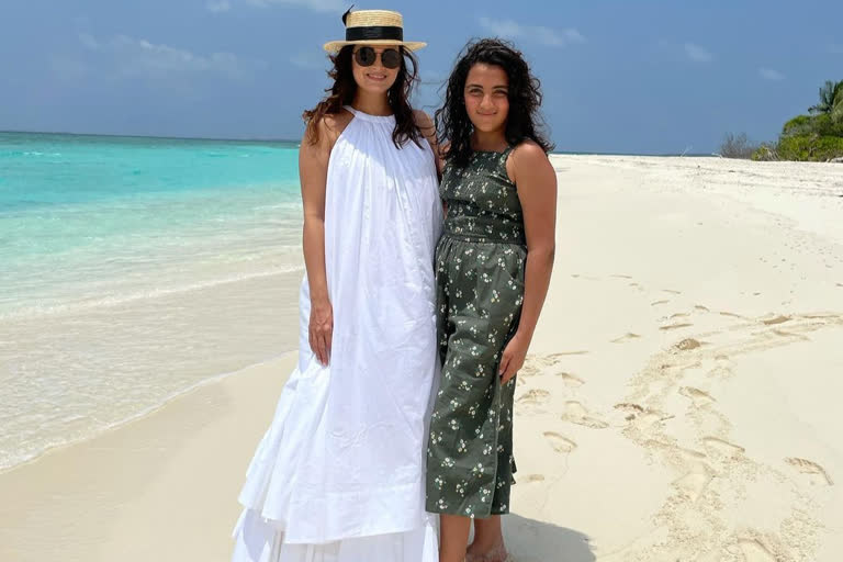 dia-mirza-takes-hubby-vaibhav-rekhis-daughter-along-on-first-vacay-after-marriage-see-pic