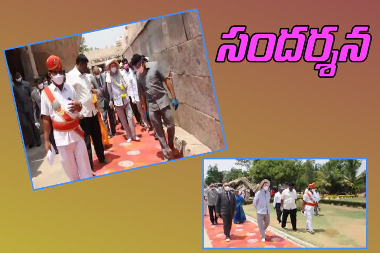 highcourt chief justice at lepakshi temple