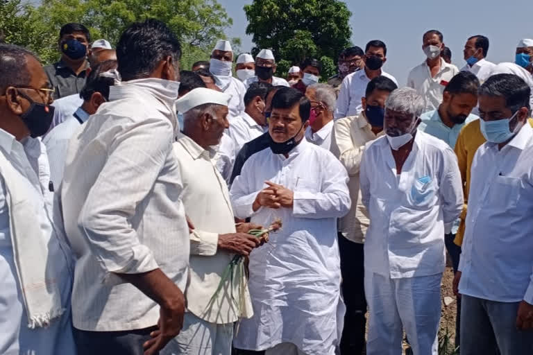 Darekar demands help to farmers affected by untimely rains