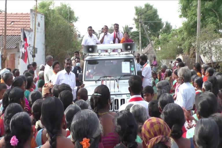 சர் செங்கோட்டையன் வாக்கு சேகரிப்பு