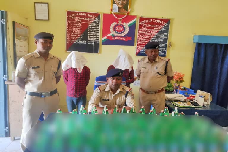 2 youths arrested with wine at Barharwa railway station