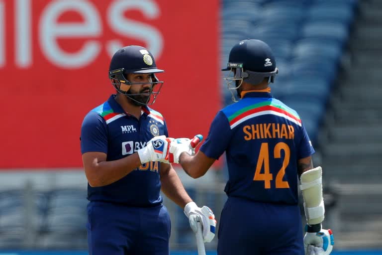 3rd ODI:  Rashid ends Dhawan-Rohit century stand