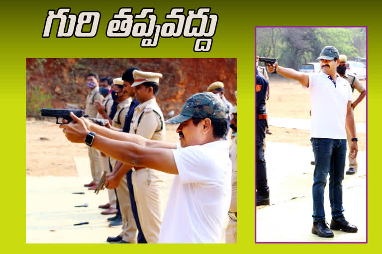 #firing practice in tirupati, #tirupati urban sp