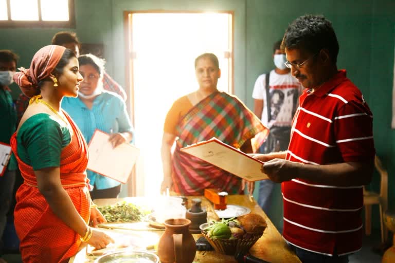 the great indian kitchen tamil remake shooting news  director r kannan great indian kitchen news  nimisha sajayan film remake news  aishwarya rajesh the great indian kitchen tamil remake news  ദി ഗ്രേറ്റ് ഇന്ത്യൻ കിച്ചൺ തമിഴ് വാർത്ത  ദി ഗ്രേറ്റ് ഇന്ത്യൻ കിച്ചൺ തമിഴിൽ പുതിയ വാർത്ത  മഹത്തായ ഭാരതീയ അടുക്കള തമിഴ് റീമേക്ക് വാർത്ത  ഐശ്വര്യ രാജേഷ് നിമിഷ സജയൻ വാർത്ത  കണ്ണൻ ദി ഗ്രേറ്റ് ഇന്ത്യൻ കിച്ചൺ വാർത്ത