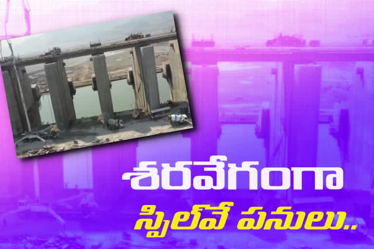 polavaram spillway gates arranged by enganeers