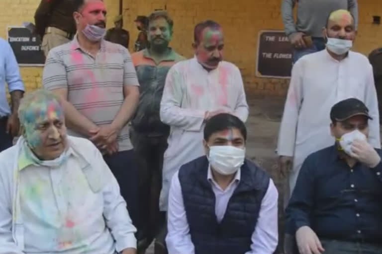 Holi festival celebrated in poonch