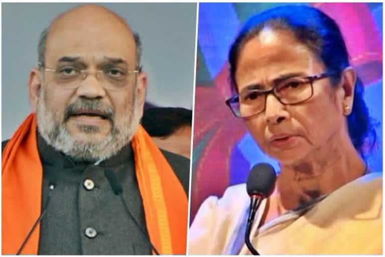 amit shah and mamata banerjee road show