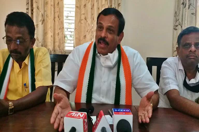 MLA venkataramanaiah pressmeet in doddaballapur