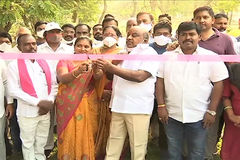 open gym inauguration by mla jogu ramanna at adilabad district