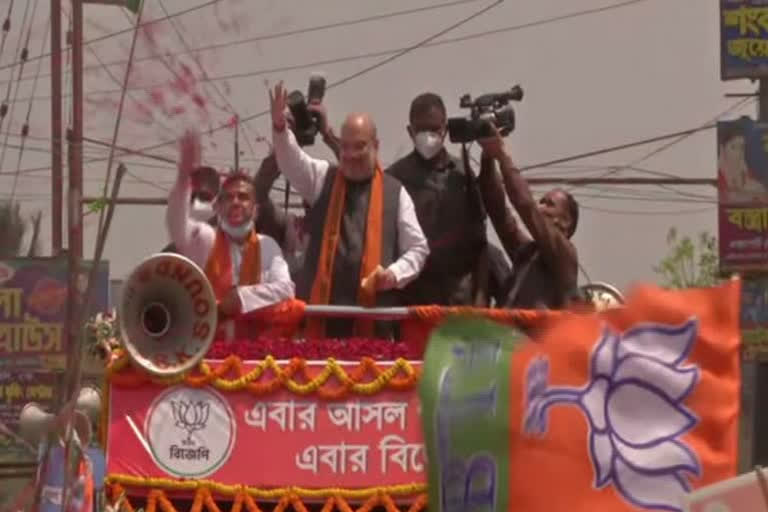 Shah holds roadshow in Nandigram