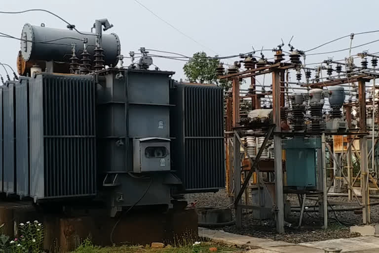 power sub station construction work slows down in dumka