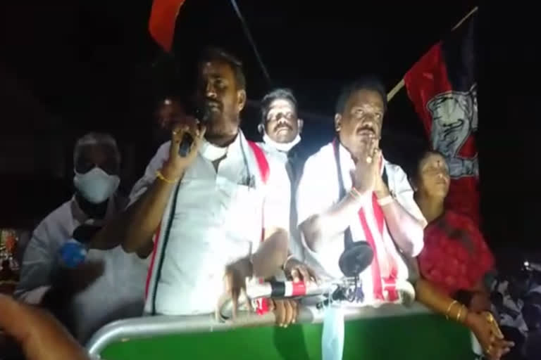 வால்பாறையில் அமைச்சர் எஸ்.பி. வேலுமணி பரப்புரை, Minister SP Velumani Election campaign at Valparai in Coimbatore