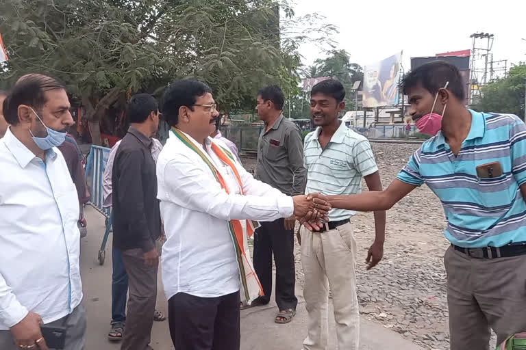 bengal election 2021 raiganj congress candidate mohit sengupta campaign in uttar dinajpur