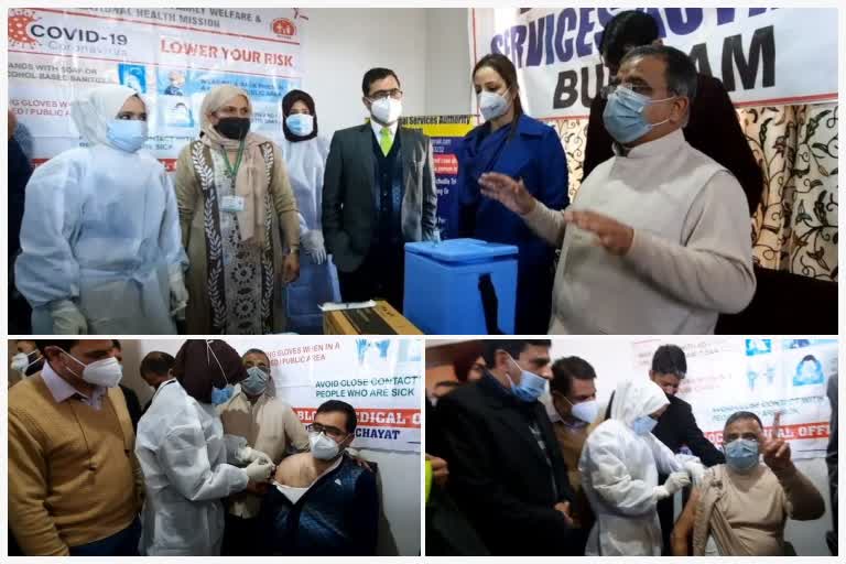 vaccination drive for people above 45 years old started in court complex of budgam