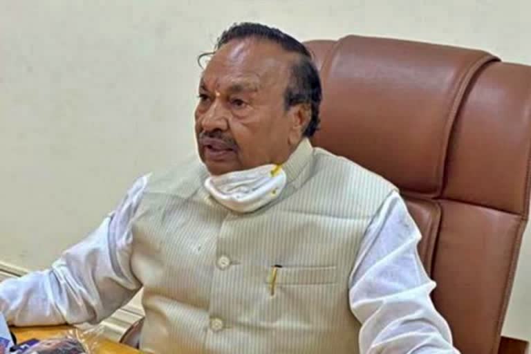 Minister Eshwarappa denied to comment to med