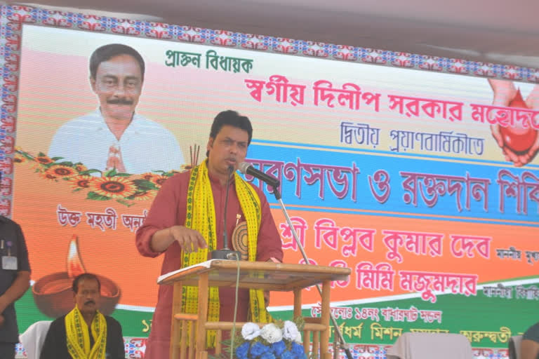 bjp ipft set to sweep all adc seats claims biplab kumar deb