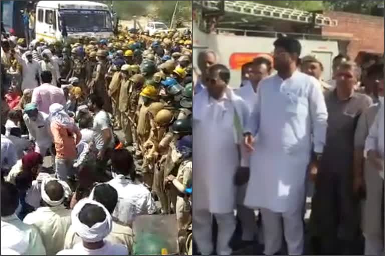 farmer protest Dushyant Chautala hisar